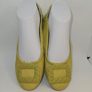 Chartruese Leather Flats